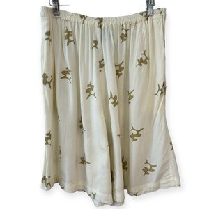 Donna Jessica Vintage Printed Art To Wear Shorts